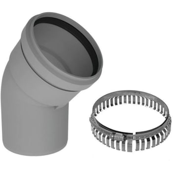 Image for Duravent 3 In. Dia. 45-Deg. Water Heater Elbow Vent from HD Supply