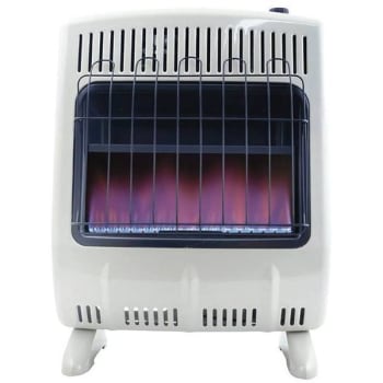 Heatstar 20000 Btu Vent-Free Blue Flame Natural Gas Heater W/ Thermostat And Blower