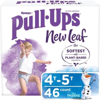 Image for Huggies Pull-Ups New Leaf 4t - 5t Boys' Potty Training Pants (46-Case) from HD Supply
