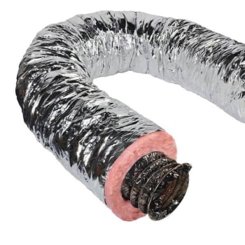 Image for Master Flow 5 In. X 25 Ft. Insulated Flexible Duct R8 Silver Jacket from HD Supply