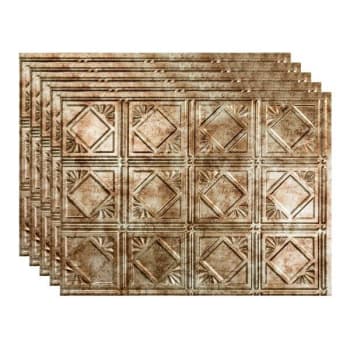 Image for Fasade 18x24 Traditional #4 Backsplash Panel, Bermuda Bronze, Package Of 5 from HD Supply