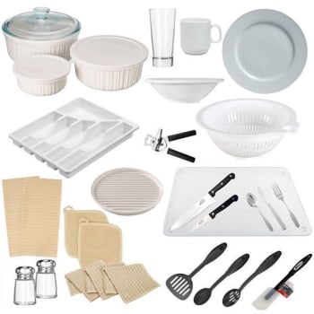 Image for Empire Home2 Kitche Kit Service  For 6-With Latte Linens from HD Supply