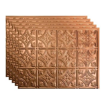 Image for Fasade 18x24 Traditional #1 Backsplash Panel, Polished Copper, Package Of 5 from HD Supply