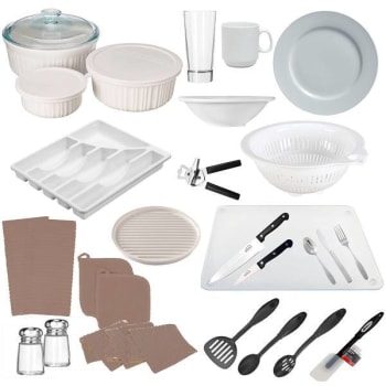 Image for Empire Home2 Kitchen Kit Service For 6 With Mocca Linens from HD Supply