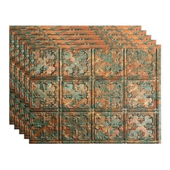 Image for Fasade 18x24 Traditional #10 Backsplash Panel, Copper Fantasy, Package Of 5 from HD Supply