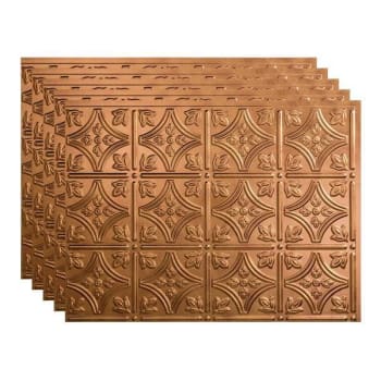 Image for Fasade 18x24 Traditional #1 Backsplash Panel, Antique Bronze, Package Of 5 from HD Supply