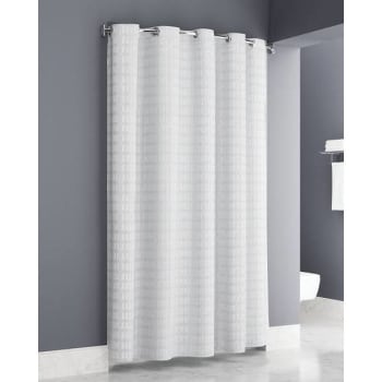 Image for Zenna Home Easy Hang ™ Enda White Shower Curtain 71X74 Hook White - Case of 12 from HD Supply