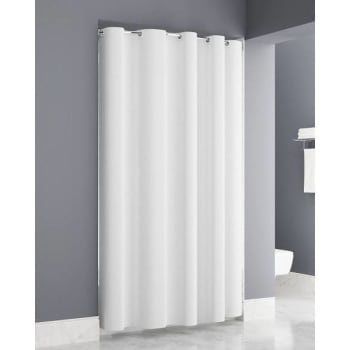 Image for Zenna Home Easy Hang ™ Gem White Shower Curtain 71x77 Hook White - Case Of 12 from HD Supply