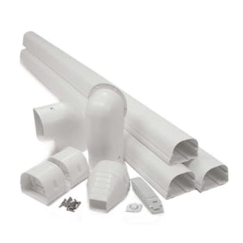 Image for Rectorseal Fortress 3-1/2" Wall Duct Kit - White from HD Supply