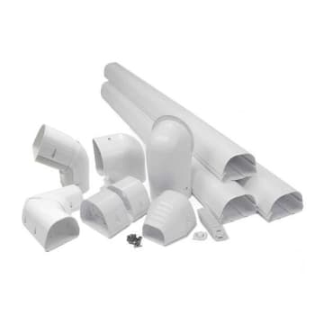 Image for Rectorseal Fortress 4-1/2" Wall Duct Kit - White from HD Supply