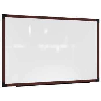 Image for Ghent Prest Wall Whiteboard Magnetic Carmel Oak Frame 3'h X 5'w from HD Supply