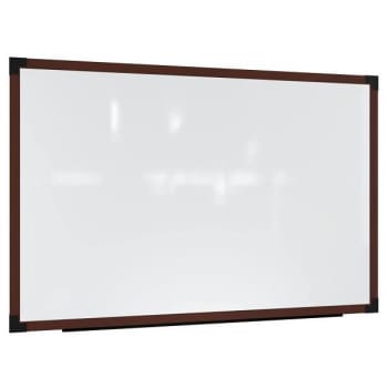 Image for Ghent Prest Wall Whiteboard Magnetic Carmel Oak Frame 4'h X 6'w from HD Supply