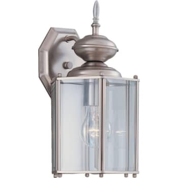 Image for Designers Fountain Exeter 7 X 13 In. 1-Light Outdoor Lantern (Pewter) from HD Supply