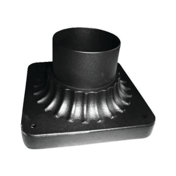 Image for Designers Fountain Pier Mounts Black Cast Pier Mount from HD Supply