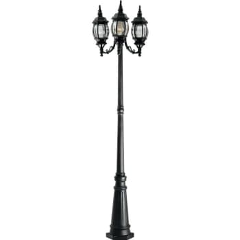 Image for Designers Fountain Riviera Post Lantern Lighting Post Cap (Black) from HD Supply