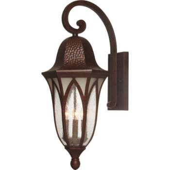 Image for Designers Fountain Berkshire 11 x 27.50 in. 1-Light Outdoor Lantern (Burnished Antique Copper) from HD Supply
