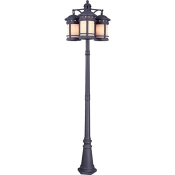 Image for Designers Fountain Sedona 3-Light Post Lantern Lighting Post Cap (Bronze) from HD Supply