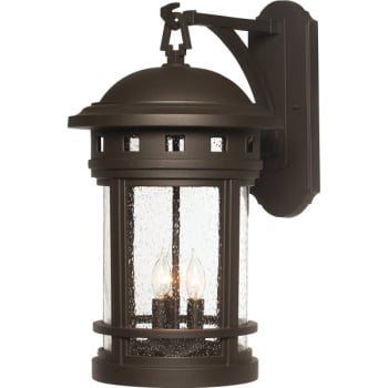Image for Designers Fountain Sedona 11 x 20 in. 1-Light Outdoor Lantern (Oil-Rubbed Bronze) from HD Supply