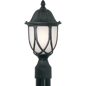 Designers Fountain Capella 100W Post Lantern Lighting Post Cap (Black)