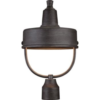 Image for Designers Fountain Portland-DS Weathered Pewter Post Lantern 11" from HD Supply