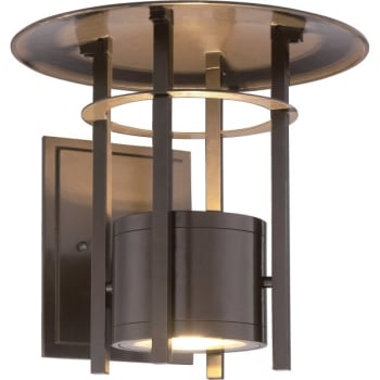 Image for Designers Fountain Englewood 9 in 1 Light Outdoor LED Wall Lantern (Burnished Bronze) from HD Supply