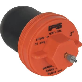 IPS Test-Tite Natural Rubber Pneumatic Test Plug For 3 In. Pipe