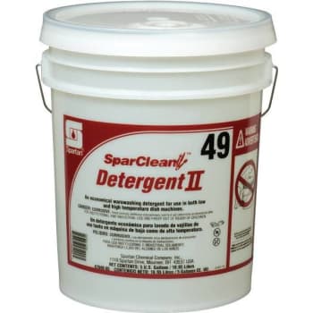 Image for Spartan Sparclean Detergent Ii 5 Gal Warewash Detergent from HD Supply