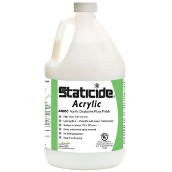 Acl Staticide 1 Gal. Acrylic Dissipative Floor Finish