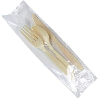 Image for Max Packaging Beige Extra Heavyweight Cutlery Kit (250-Case) from HD Supply
