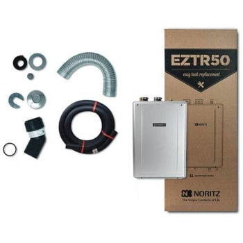 Image for Noritz 50 Gal. 0.5/9.8 Gpm High Efficiency Natural Gas Tankless Water Heater Kit from HD Supply