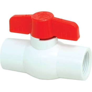 Image for 1/2 Pvc Threaded Ball Valve from HD Supply