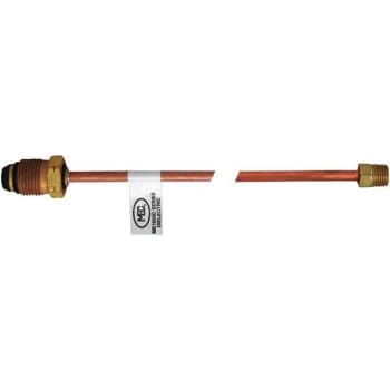 Mec Me1600d Series Pol X 1/4 Mnpt 1/4 In. Tubing Size 12 In. Long Dielectric Pigtail Short Nipple