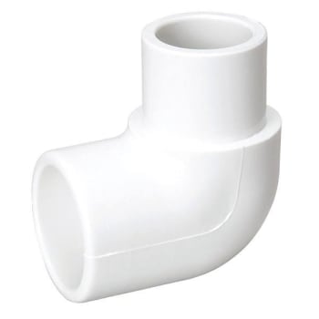 Image for Mueller Streamline 1-1/2 In. PVC Schedule-40 Pressure 90-Degree Spigot X Slip Elbow from HD Supply