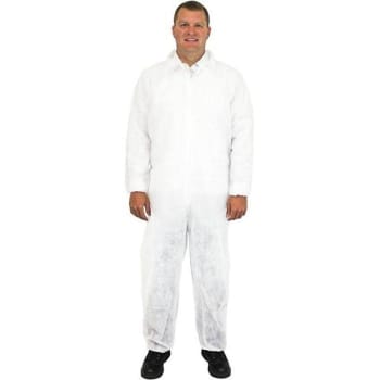 Image for The Safety Zone 2XL Disp Coverall Polypropylene (White) from HD Supply