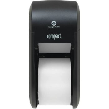 Image for Compact Coreless Vertical Toilet Paper Dispenser (Black) from HD Supply