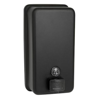 Image for Asi American Specialties Inc. Soap Dispenser Vertical Matte Black Liquid from HD Supply