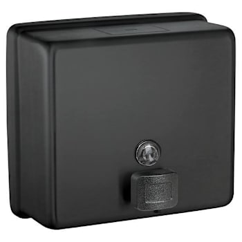 Image for Asi American Specialties Inc. Soap Dispenser Liquid Surface Mounted Matte Black from HD Supply