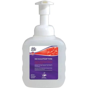 Deb Instantfoam Pure Hand Sanitizer Pump Bottle Alcohol-Free