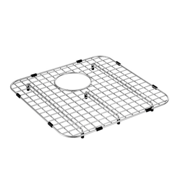 Moen Stainless Steel Rear Drain Bottom Grid Accessory 16" X 16"