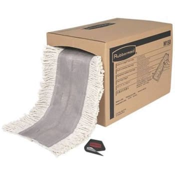 Image for Rubbermaid Commercial 5 In. X 40 Ft. White Cut-To-Length Dust String Mop Head from HD Supply