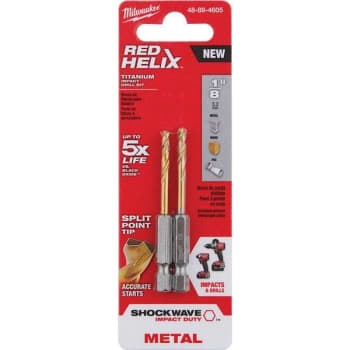 Milwaukee Shockwave 1/8 In. Titanium Twist Drill Bit