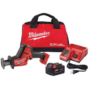 Milwaukee M18 Fuel 18v Li-Ion 5.0ah Brushless Hackzall Kit W/ Charger And Bag