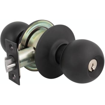 Image for Us Lock 2010 Series Grade 2 Storeroom Ball Knob W/ Keyway (Oil Rubbed Bronze) from HD Supply