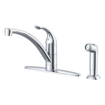 Image for Gerber Viper Single-Handle Kitchen Faucet With Side Sprayer (Chrome) from HD Supply
