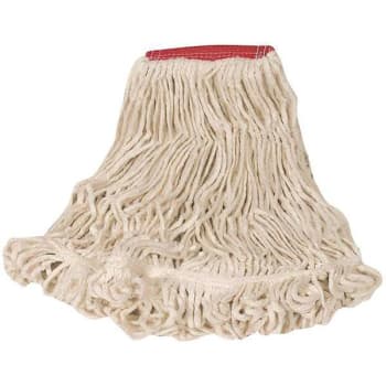 Image for Rubbermaid Commercial Super Stitch Blend White Large Wet Mop W/ 1 In. Headband from HD Supply