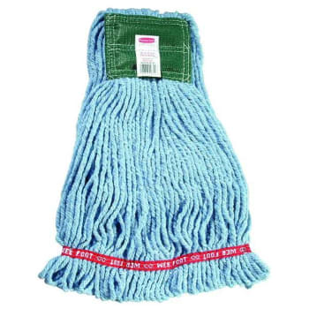 Image for Rubbermaid Commercial 5 In. Blue Medium Shrinkless Web Foot Wet Mop from HD Supply