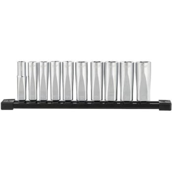 Image for Milwaukee 3/8 in. Drive Metric Deep Well 6-Point Socket Set from HD Supply