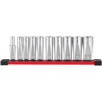 Image for Milwaukee 3/8 in. Drive SAE Deep Well 6-Point Socket Set from HD Supply