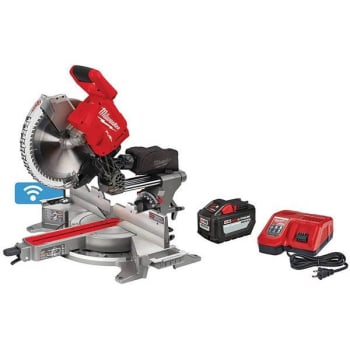 Image for Milwaukee M18 Fuel 18v Li-Ion 12 In. Dual Bevel Sliding Compound Miter Saw Kit from HD Supply