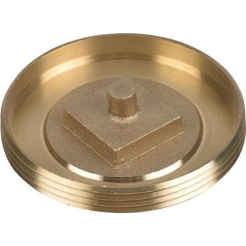 Image for Oatey 3.5 In. Brass Cleanout Plug Countersunk from HD Supply